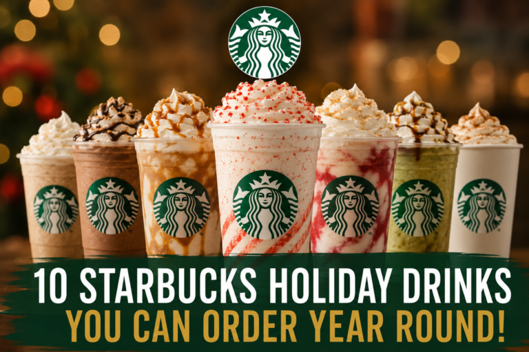 10 Starbucks Holiday Drinks You Can Order Year Round